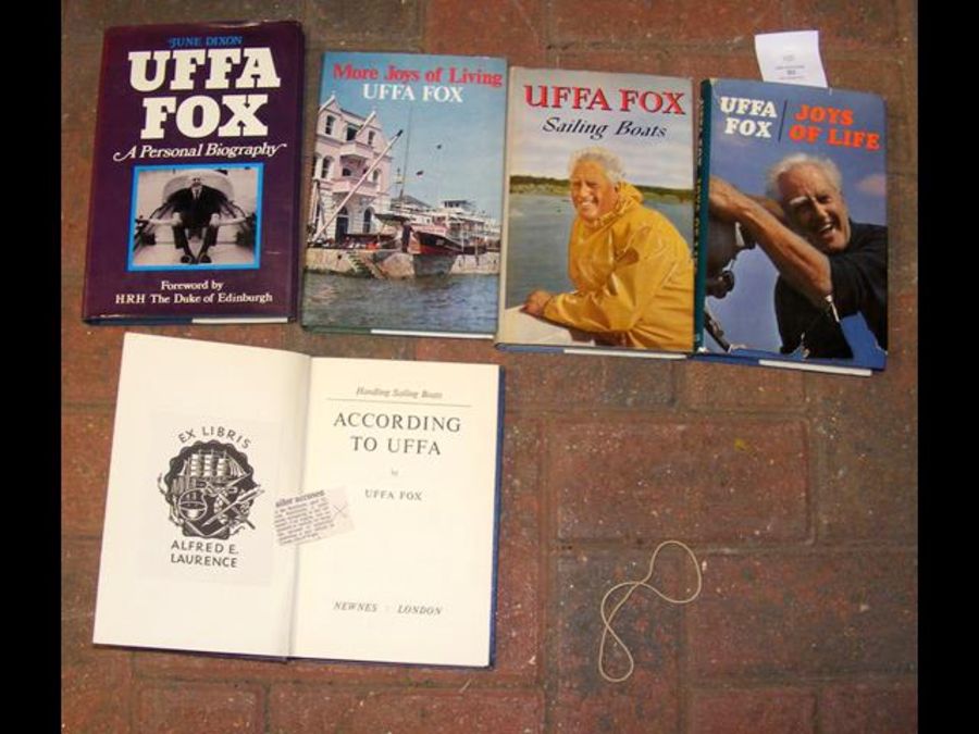 Five volumes relating to Uffa Fox