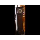 A 30 hour Grandfather clock with single hand and d
