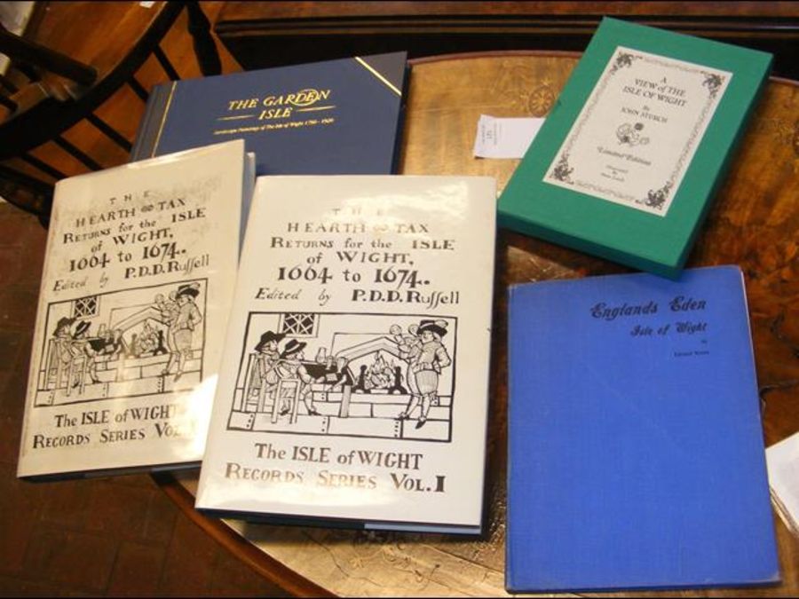 Five volumes relating to The Isle of Wight, includ