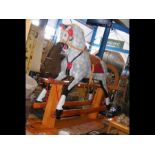 J Collinson & Sons handmade wooden rocking horse