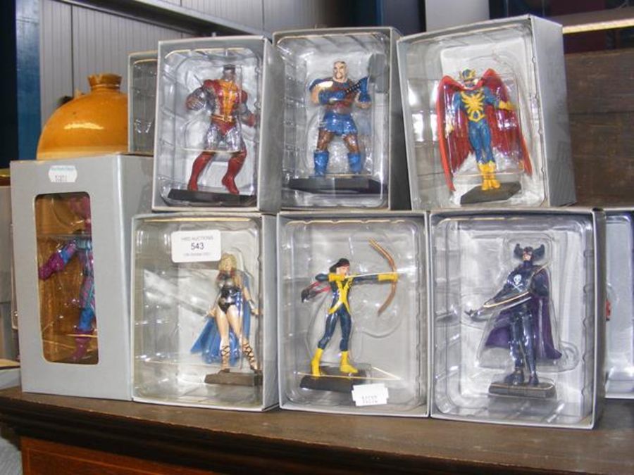 A selection of 12 boxed Marvel figures