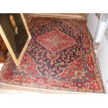 A Hamadan rug, early to mid-twentieth century, wit