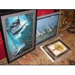 Sailing prints etc