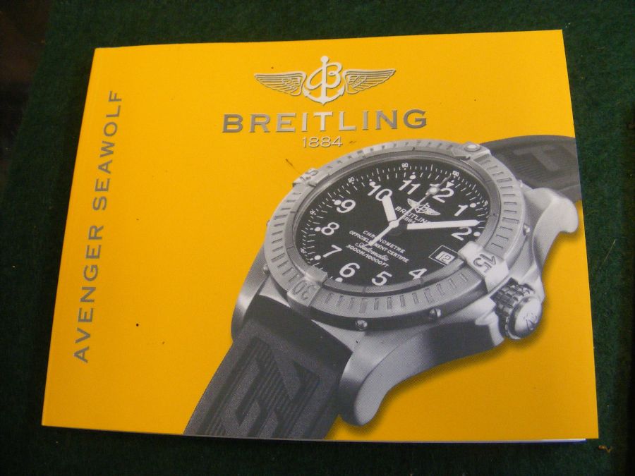 A Breitling Chronometre Automatic wrist watch with - Image 13 of 15