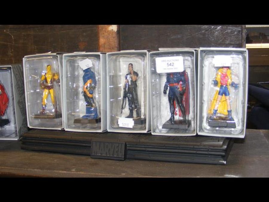 A selection of 10 boxed Marvel figures