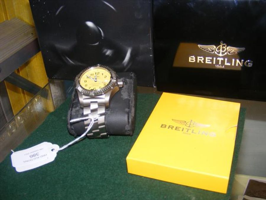 A Breitling Chronometre Automatic wrist watch with