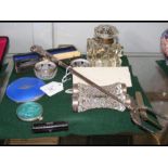 Various collectables including Victorian toothpick