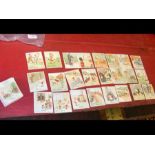 Approx. 90 Kensitas Carl Anderson cigarette cards