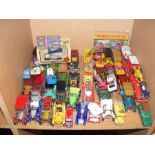 A quantity of die cast model vehicles, including L