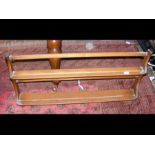 An Ercol two tier plate rack