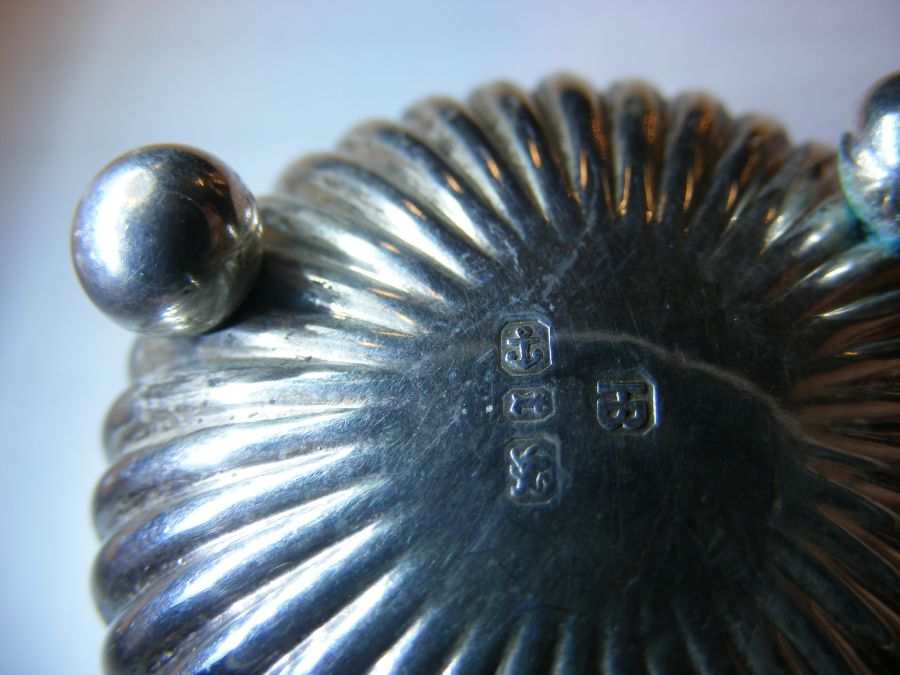 Selection of small silver table salts, etc. - Image 7 of 21