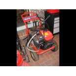 A Clarke heavy duty petrol driven pressure washer