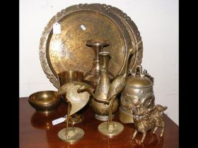 Various collectable metal ware