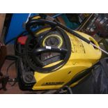 A heavy duty Karcher diesel powered pressure washe