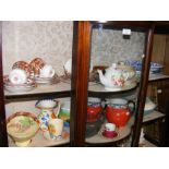An assortment of collectable ceramics including mi
