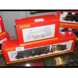 A boxed Hornby locomotive and tender R2260, togeth