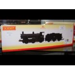 A boxed Hornby locomotive and tender R3239