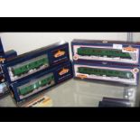 Four boxed Bachmann coaches