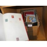A collection of GB and World stamps, loose and in