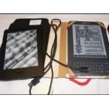 Two Amazon Kindles