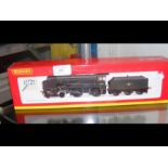 Boxed Hornby locomotive and tender R2845X