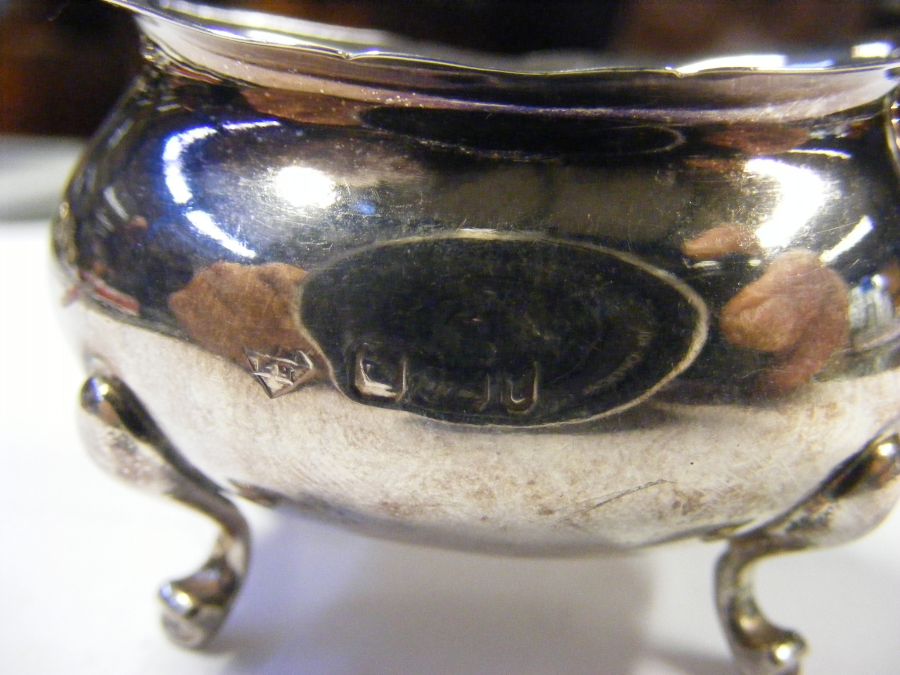 Selection of small silver table salts, etc. - Image 17 of 21