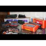 A quantity of Hornby 00 gauge rolling stock and lo