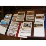 Six postcard albums containing vintage Isle of Wig