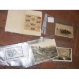 Various collectable postcards including Isle of Wi