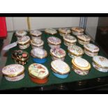 A collection of twenty Halcyon Days enamels