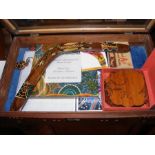 A cased collection of Australian souvenirs, some A