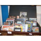 A case containing a selection of Commodore 64 game