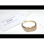 A ladies 18ct dress ring