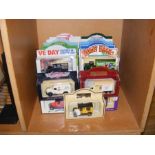 Various boxed die cast vehicles, including promoti