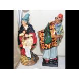 A Royal Doulton figure 'Carpet Seller' together wi