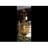 A decorative antique Venetian ewer with stopper -