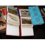 Four albums of vintage postcards relating to The I