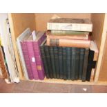 Collection of vintage novels and reference books