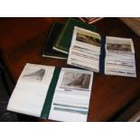 Four albums of vintage postcards relating to The I