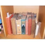 A collection of vintage novels, etc., including 'T