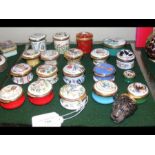 A collection of twenty Halcyon Days enamels