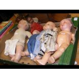 Various collectable antique dolls