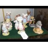 A selection of ten Beswick F Warne & Co. character