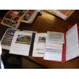 Four albums of vintage postcards relating to The I