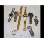 Selection of gent's wrist watches