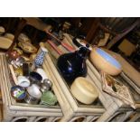 An assortment of collectable curios including E. W