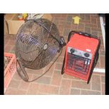 A new electric fan heater, together with electric