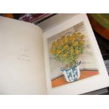 A bound folio entitled 'Some Japanese Flowers' - K