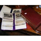 Five albums of vintage postcards relating to The I