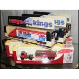 Five boxed Trackside articulated lorries, together